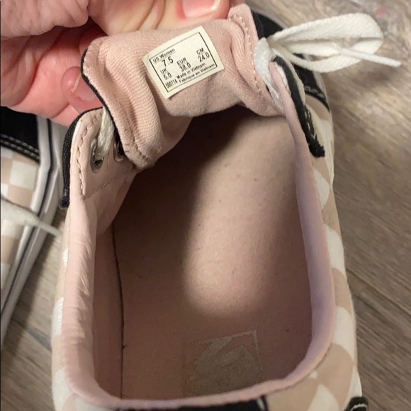 Pink Check Vans - Picture 7 of 10